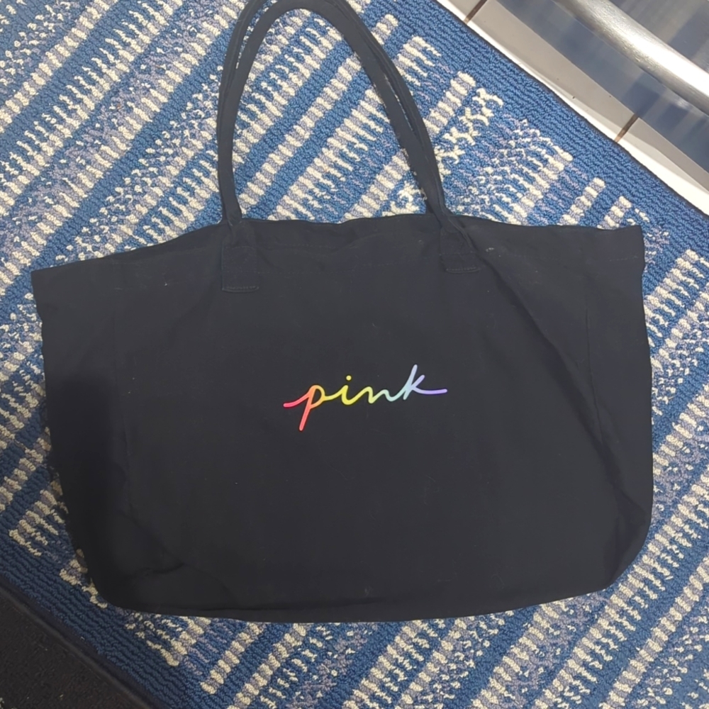 Victoria's Secret black duffle bag